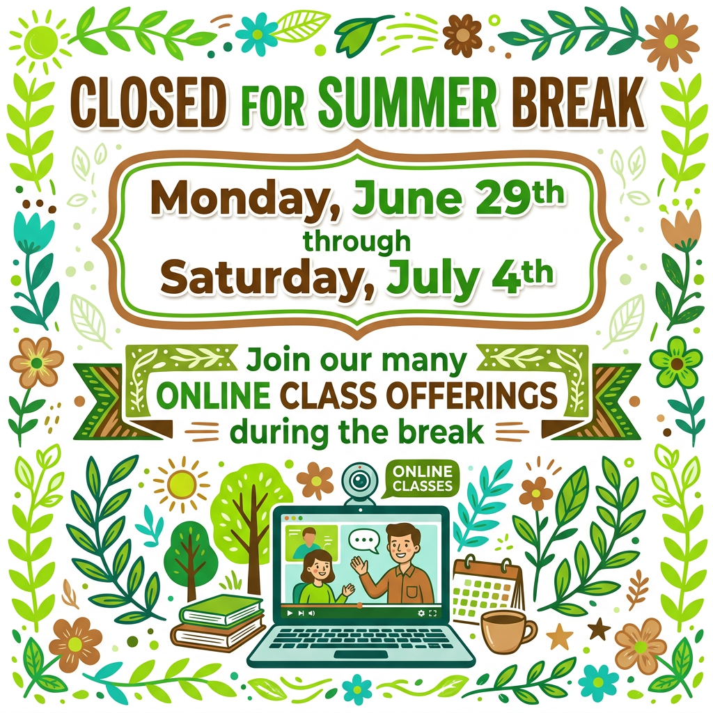 closed for summer break